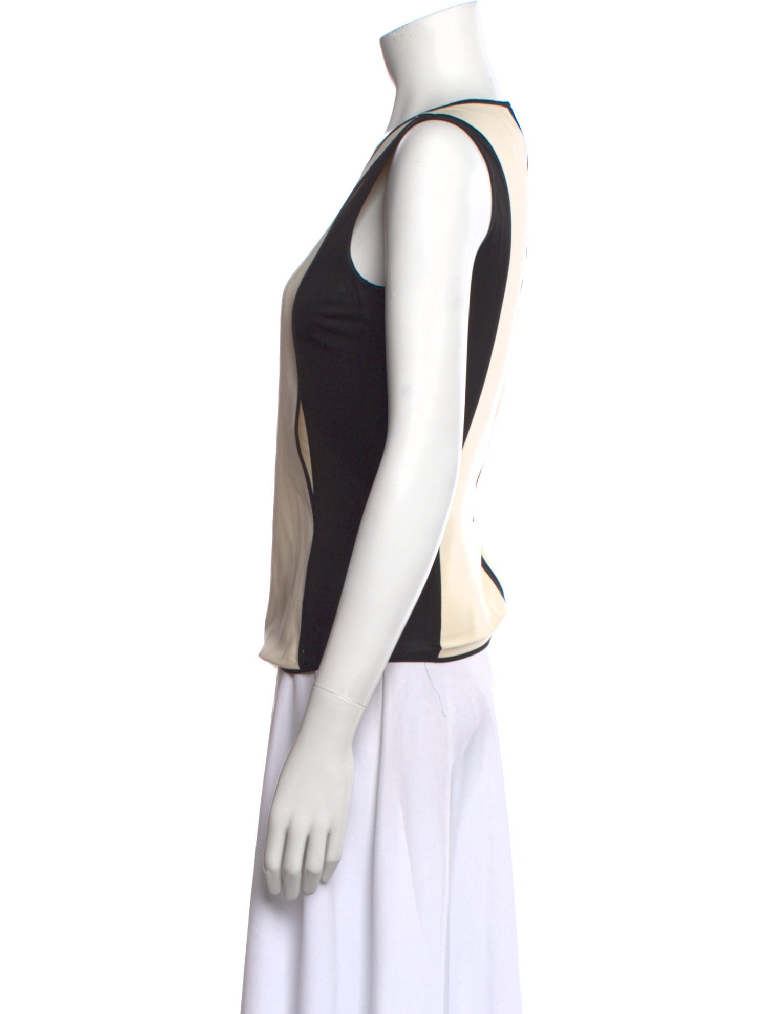 Reed Krakoff Silk Crew Neck Top