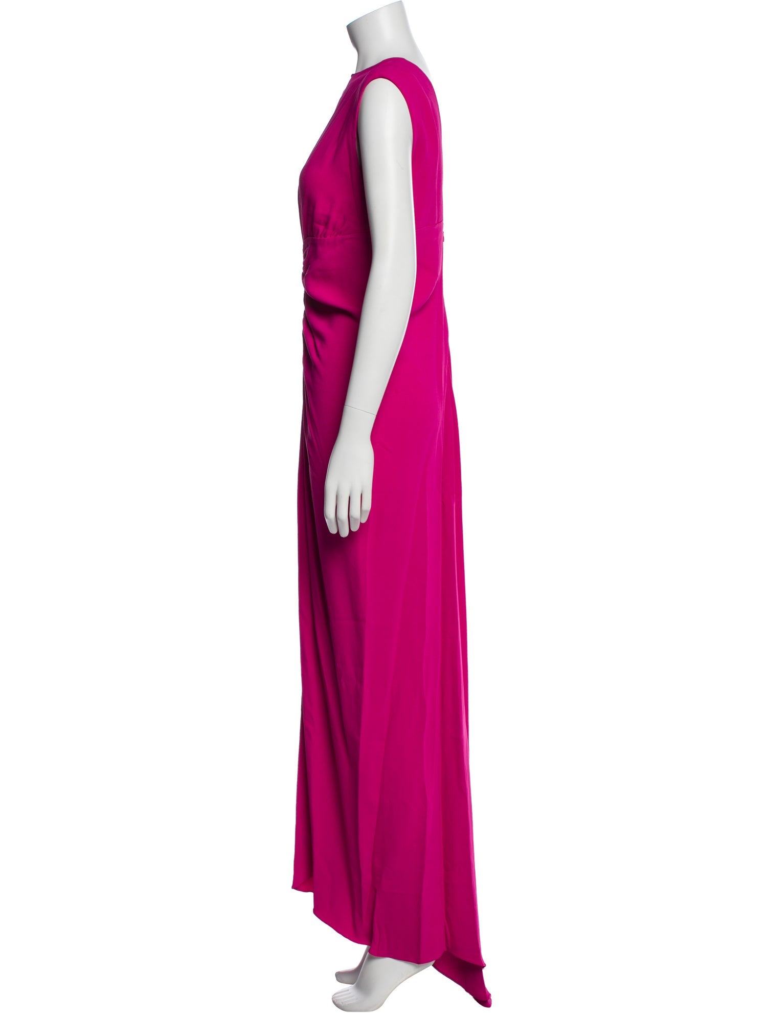 Reed Krakoff Bateau Neckline Long Dress