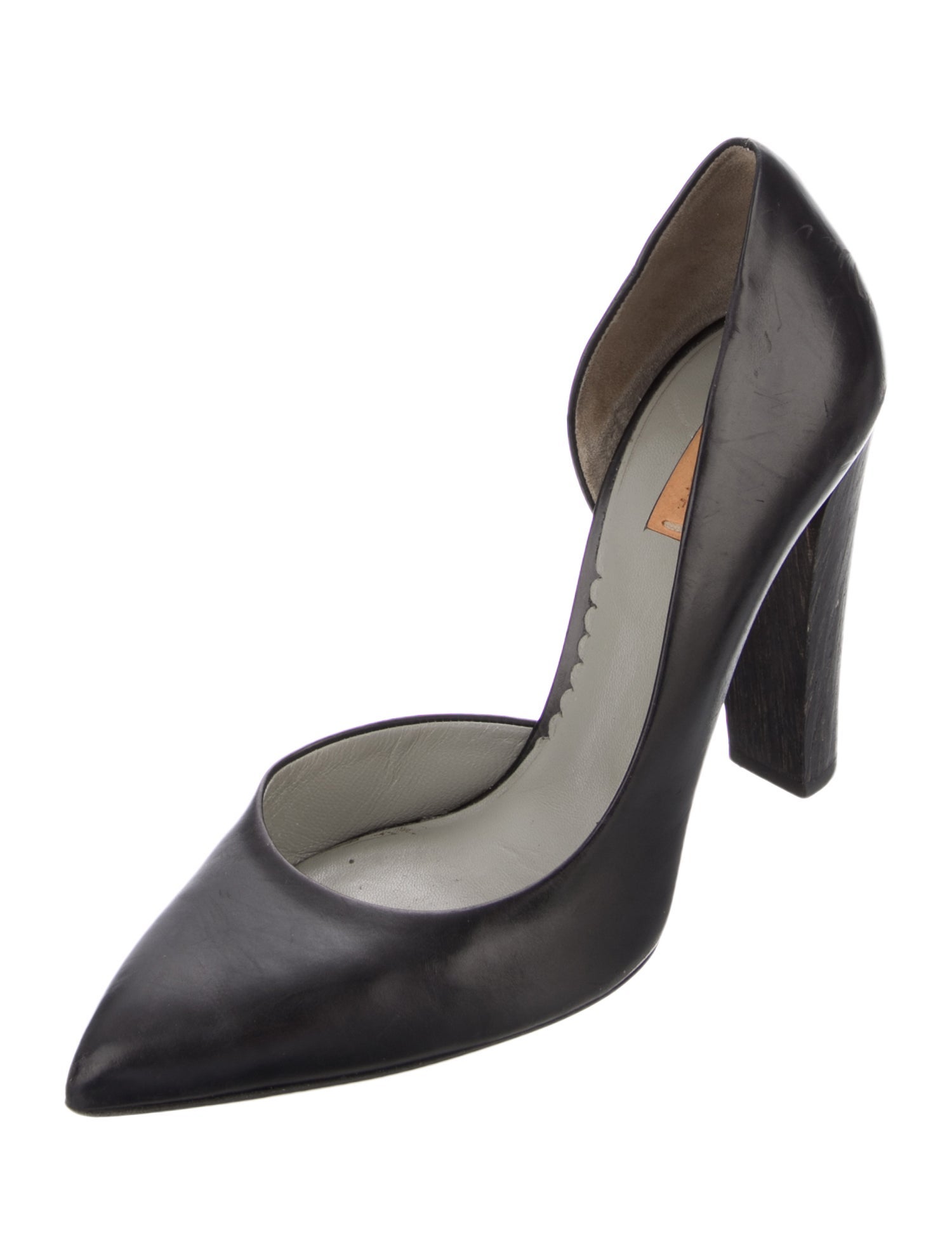 Reed Krakoff Leather D'Orsay Pumps