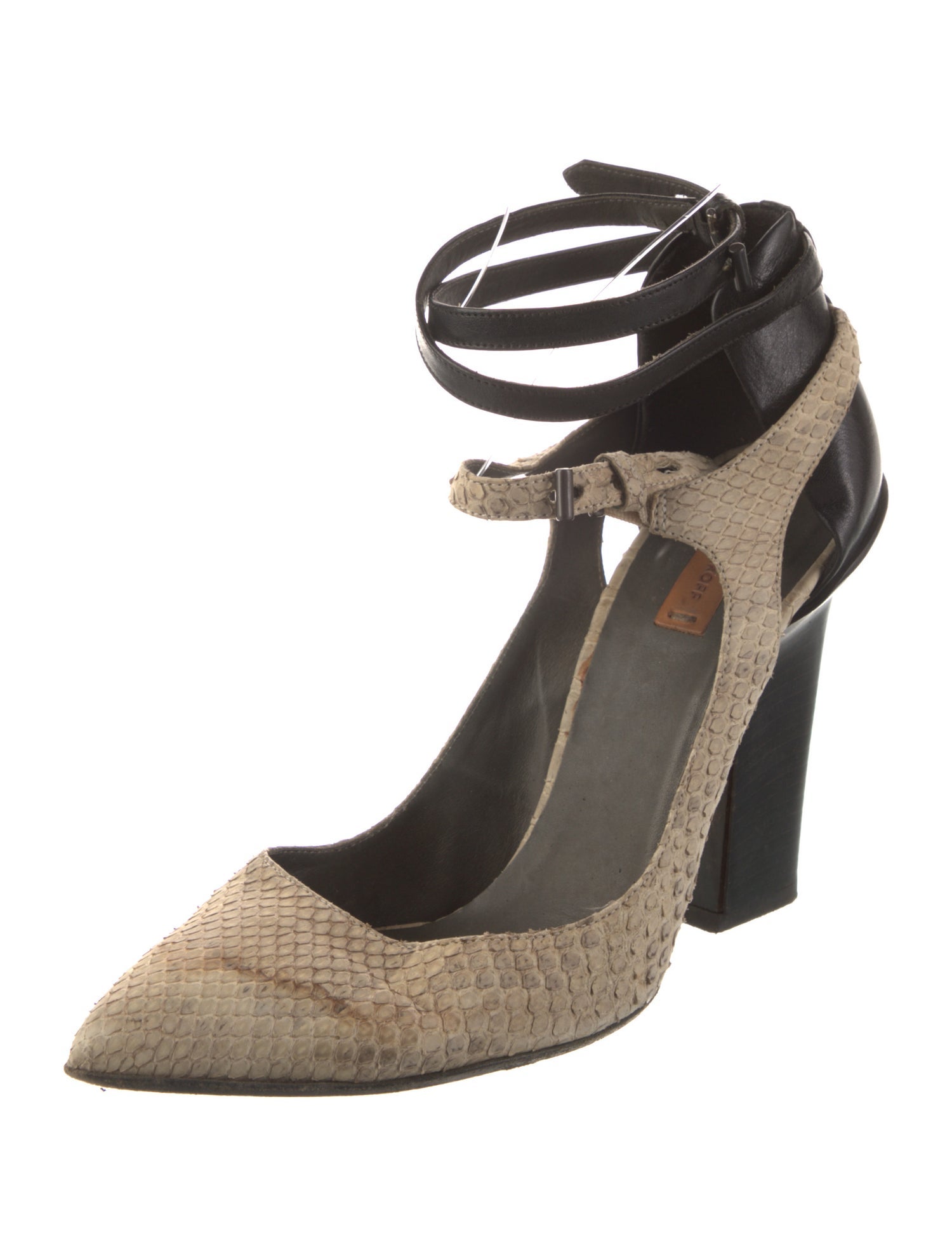 Reed Krakoff Snakeskin Animal Print Pumps