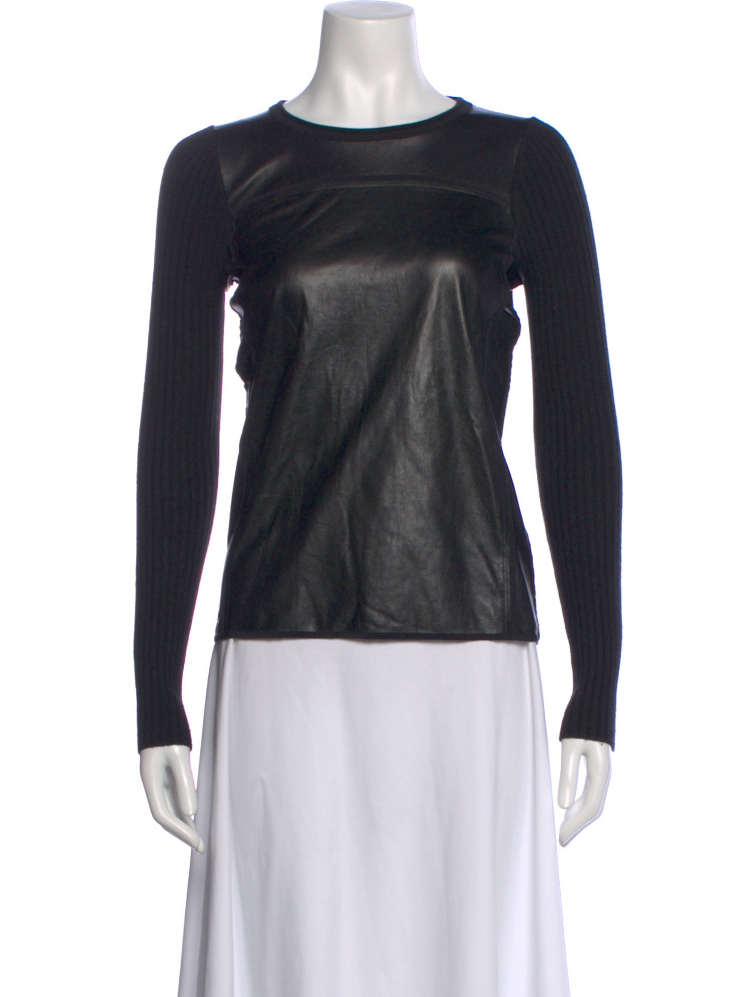 Reed Krakoff Merino Wool Crew Neck Top