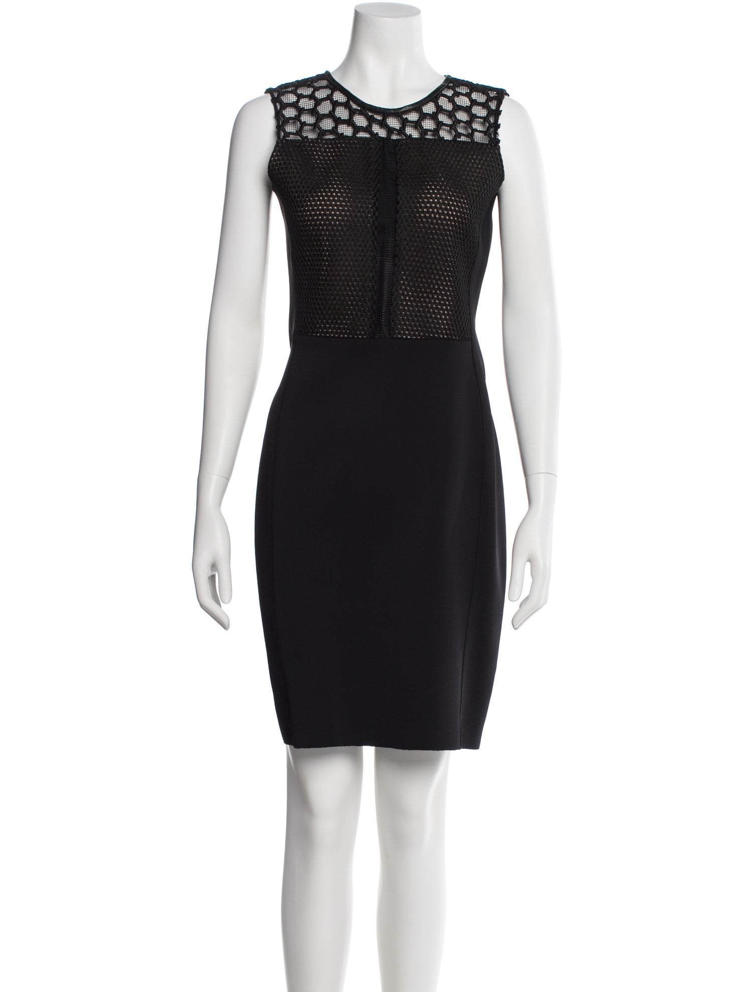 Reed Krakoff Lambskin Knee-Length Dress