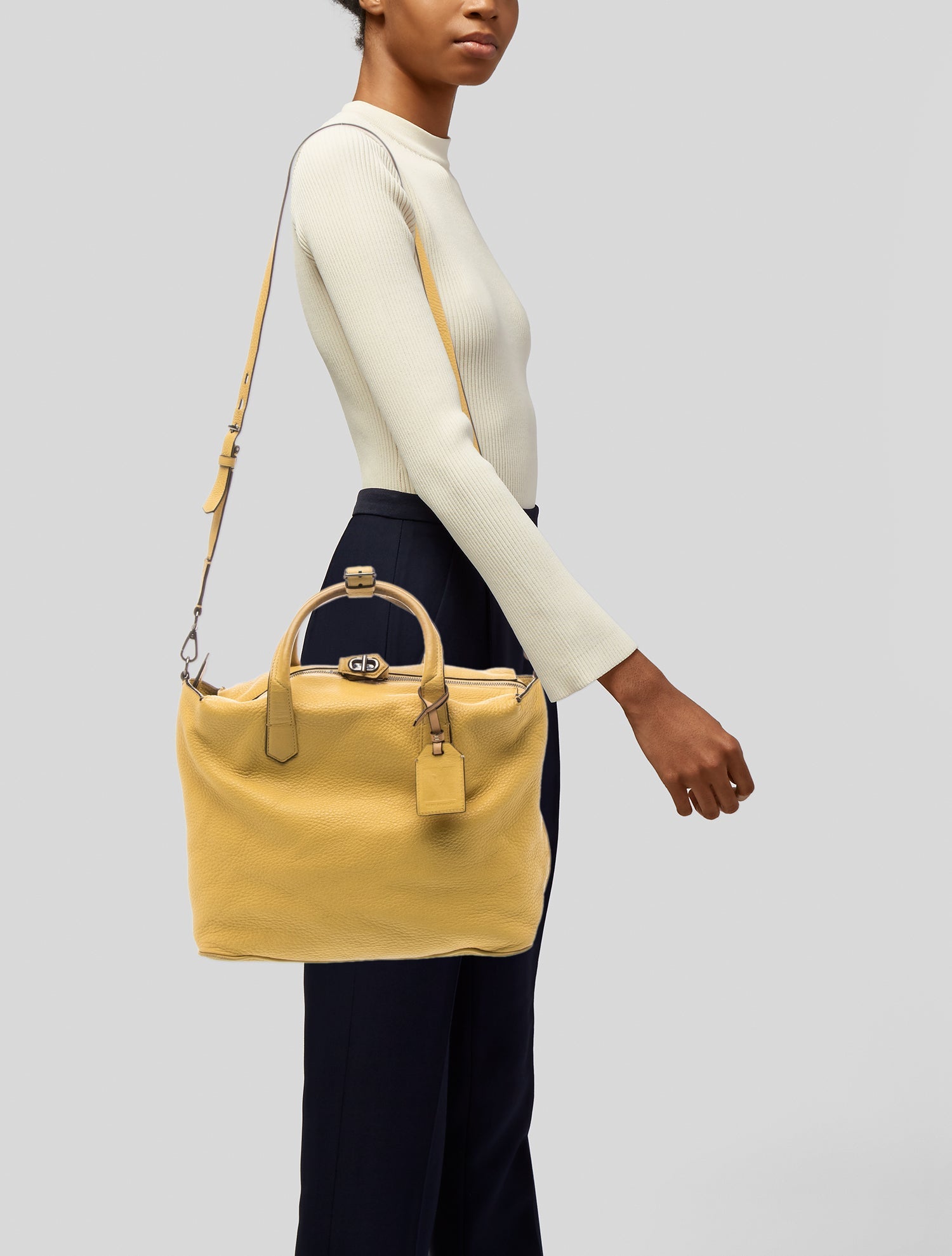 Reed Krakoff Leather Top Handle Bag