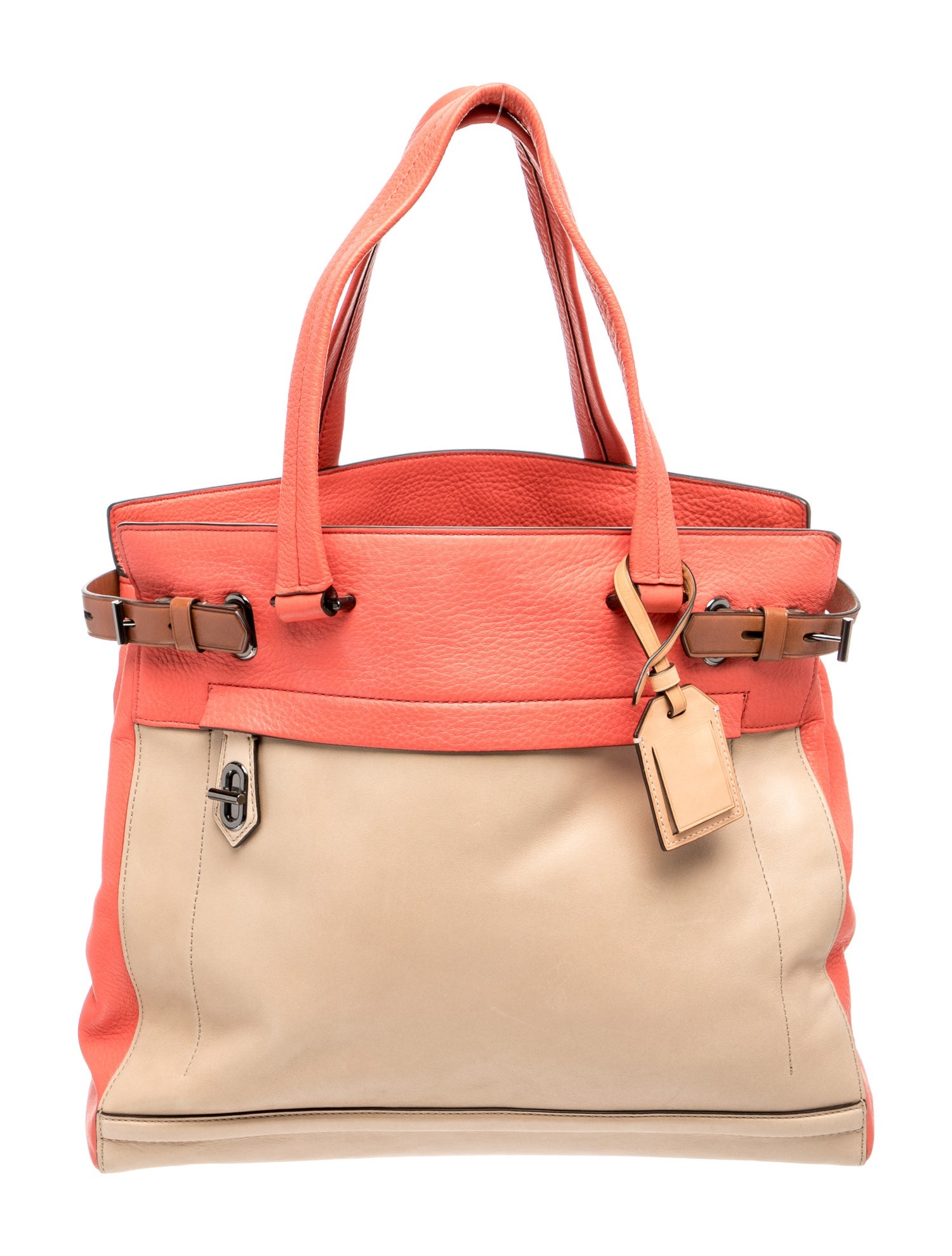 Reed Krakoff Leather Top Handle Bag