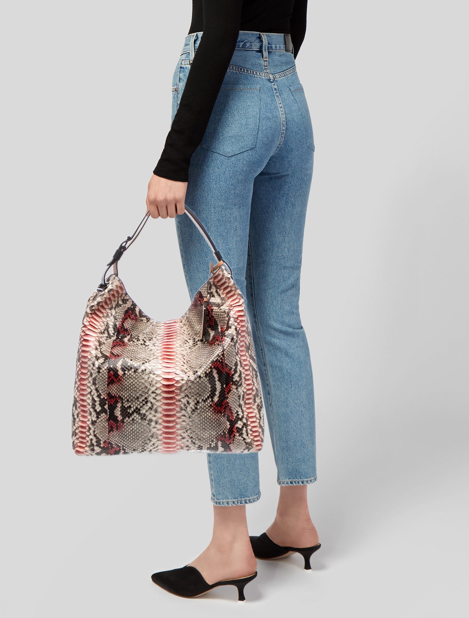 Reed Krakoff Snakeskin Hobo