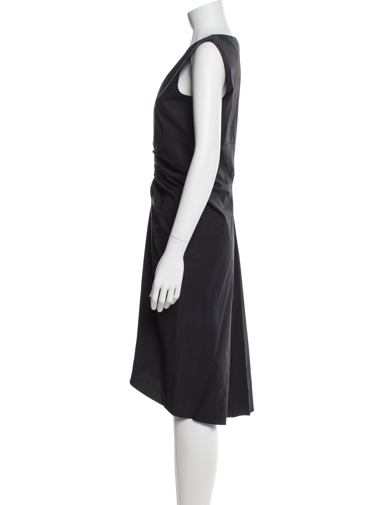 Reed Krakoff V-Neck Midi Length Dress