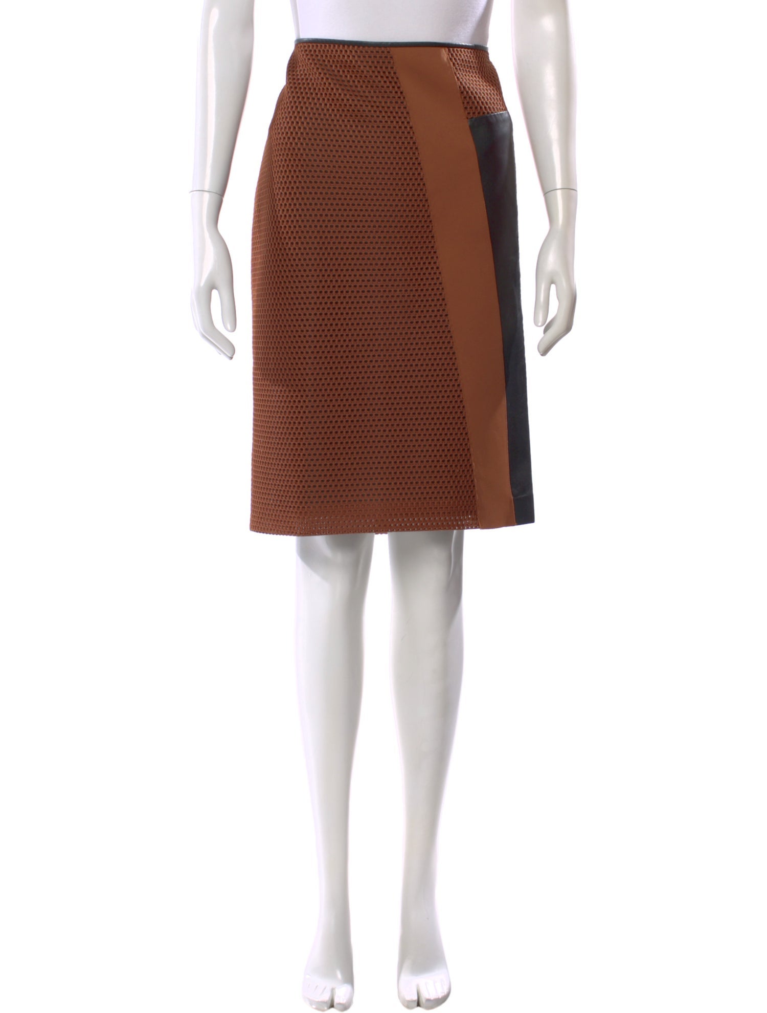 Reed Krakoff Silk Knee-Length Skirt