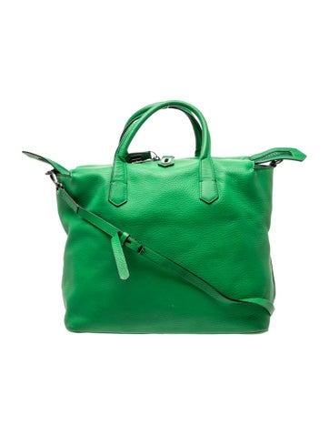 Pre-owned Reed Krakoff Leather Weekender Bag In Green