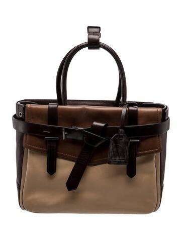 Pre-owned Reed Krakoff Leather Top Handle Bag In Brown