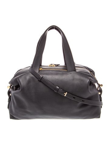 Pre-owned Reed Krakoff Leather Top Handle Bag In Black