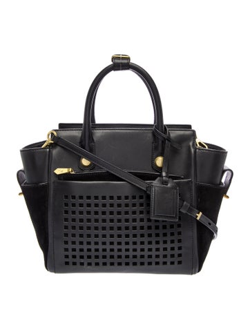 Pre-owned Reed Krakoff Leather Top Handle Bag In Black