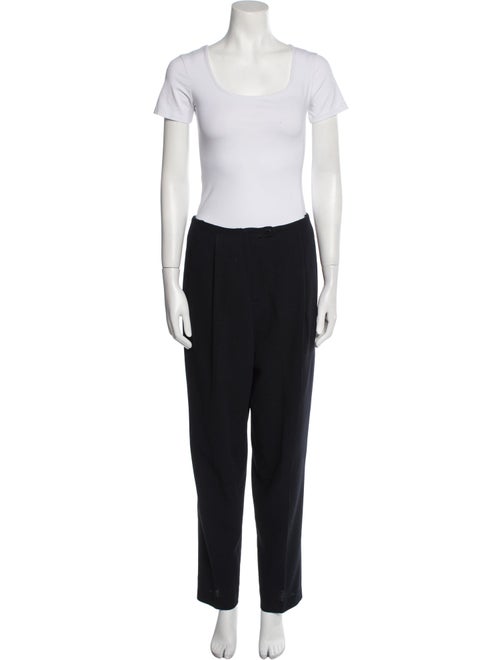 Rena Lange Graphic Print Beaded Accents Pantsuit