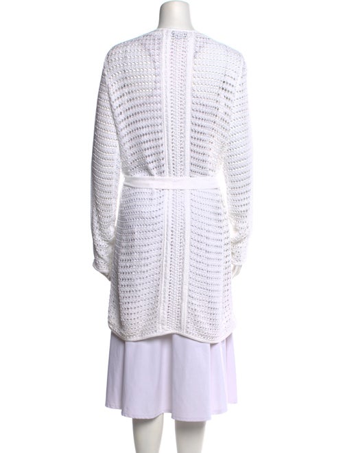 Rena Lange Printed Open Front Sweater