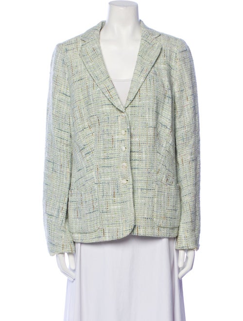 Rena Lange Tweed Pattern Blazer