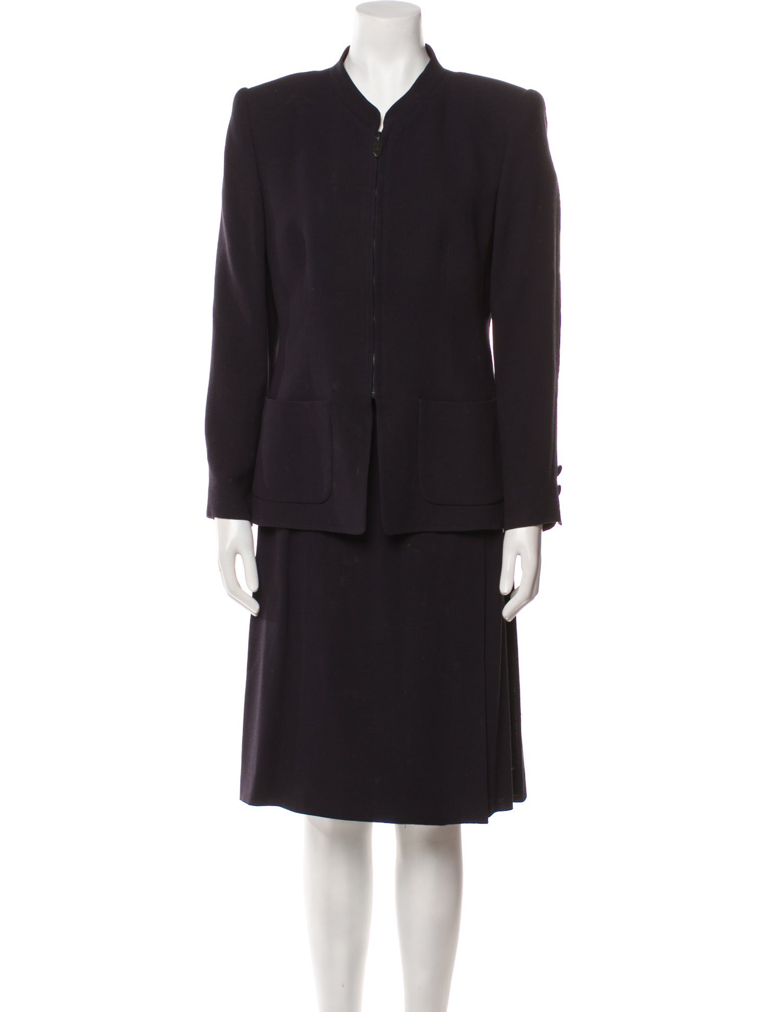 Rena Lange Wool Skirt Suit