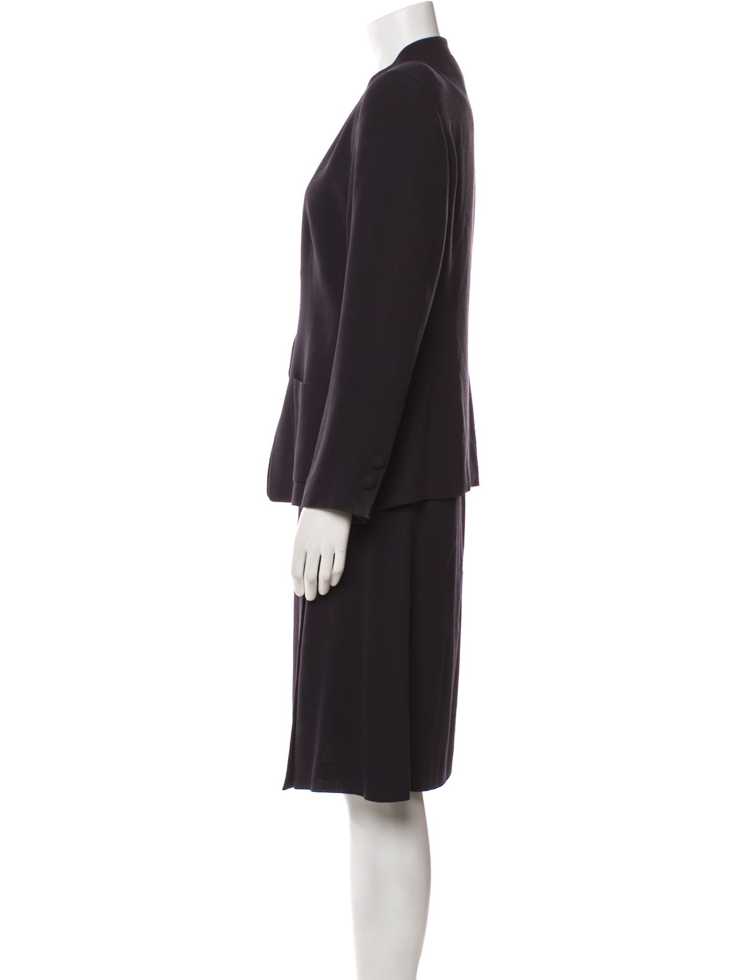 Rena Lange Wool Skirt Suit