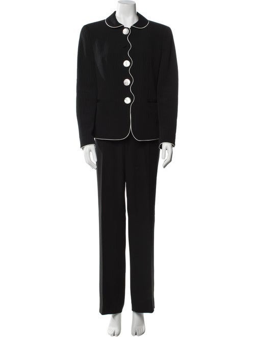 Rena Lange Scalloped Accent Pant Set