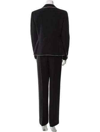 Rena Lange Scalloped Accent Pant Set