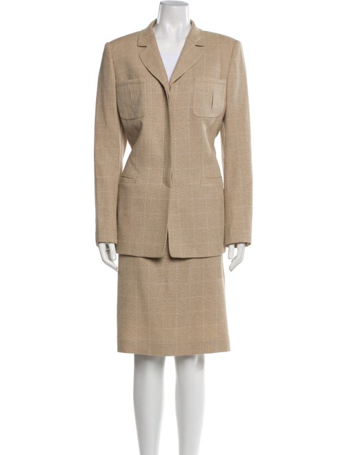 Rena Lange Wool Skirt Suit
