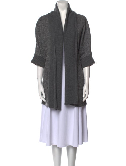 Rena Lange Wool Open Front Sweater