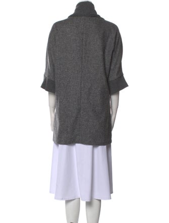 Rena Lange Wool Open Front Sweater