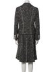 Rena Lange Virgin Wool Tweed Pattern Skirt Suit