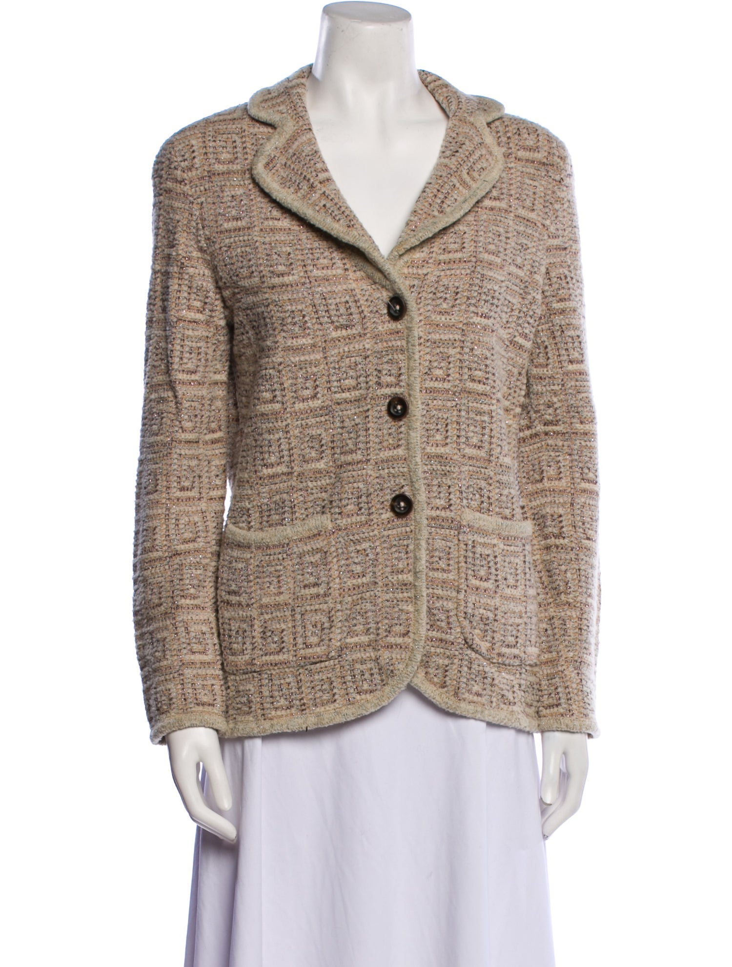 Rena Lange Wool V-Neck Sweater