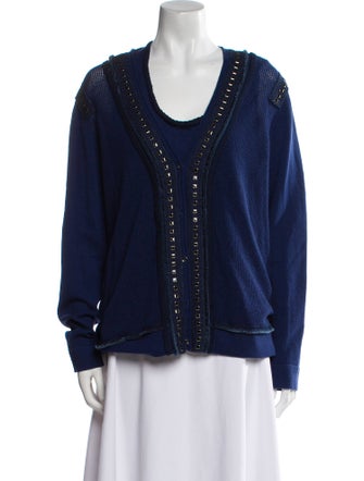 Rena Lange Wool Studded Accents Set