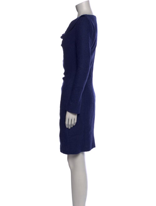 Rena Lange Cowl Neck Mini Dress