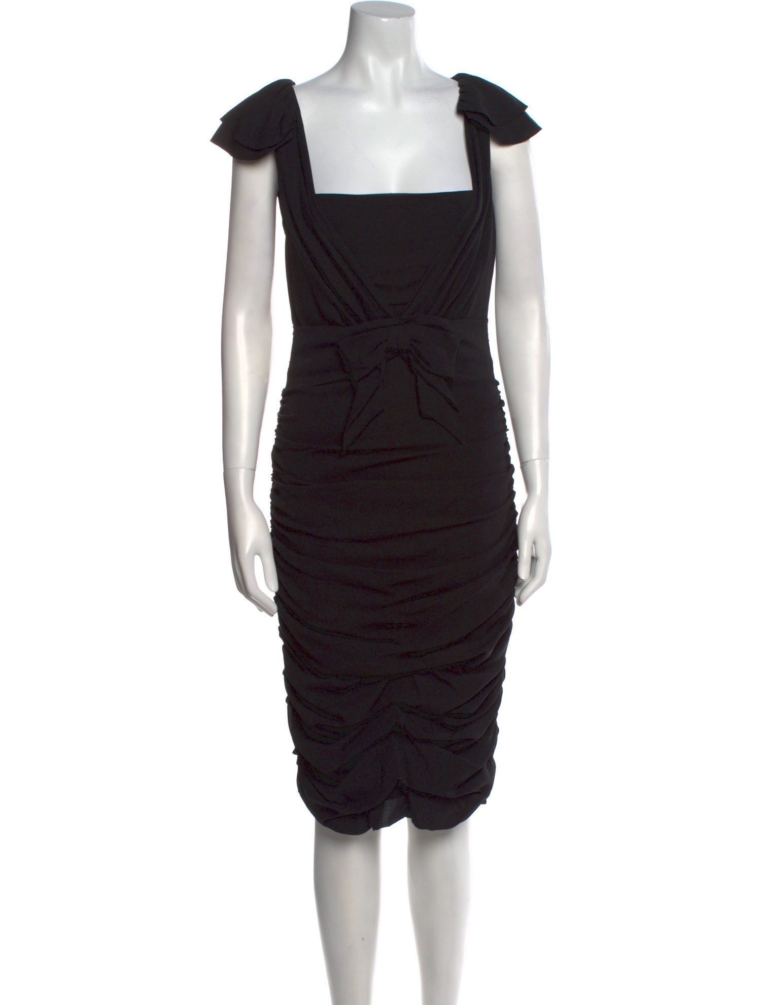 Rena Lange Silk Knee-Length Dress