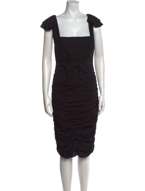 Rena Lange Silk Knee-Length Dress