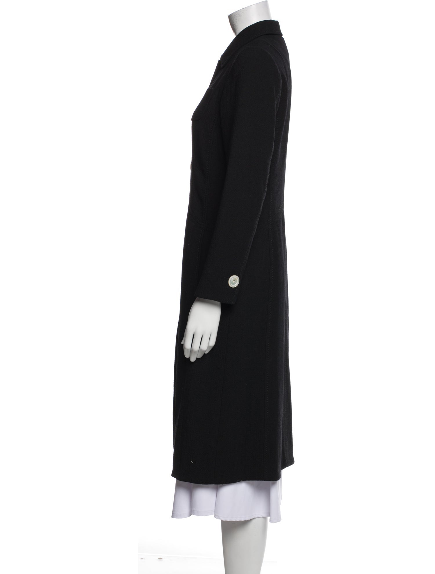 Rena Lange Virgin Wool Peacoat