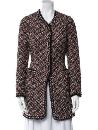 Rena Lange Printed Evening Jacket