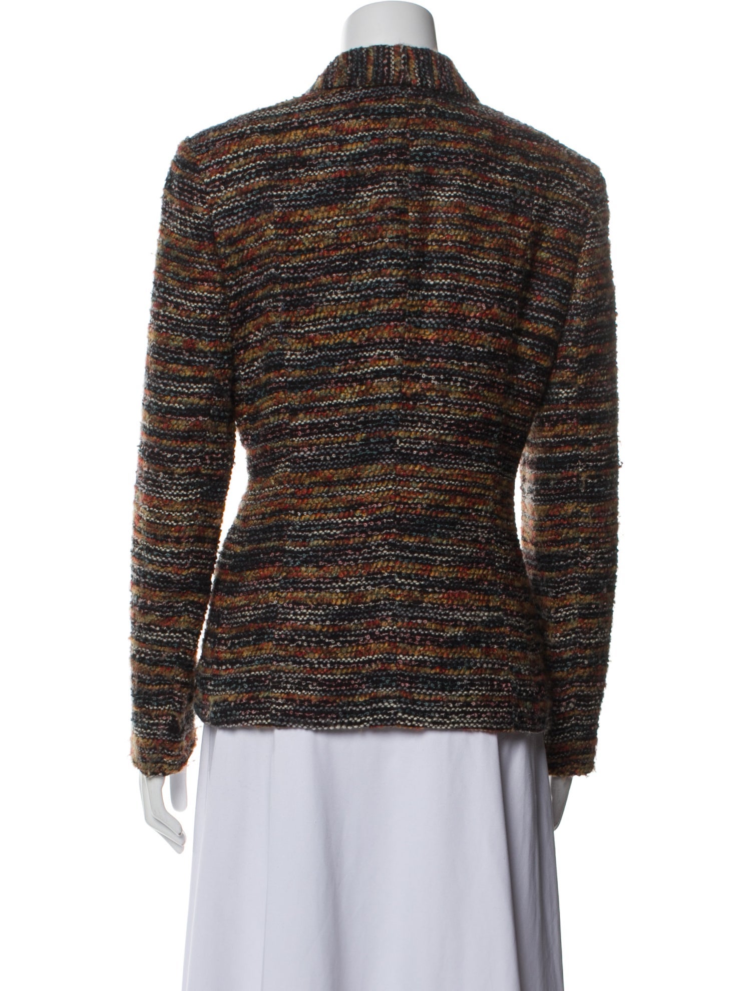 Rena Lange Tweed Pattern Blazer