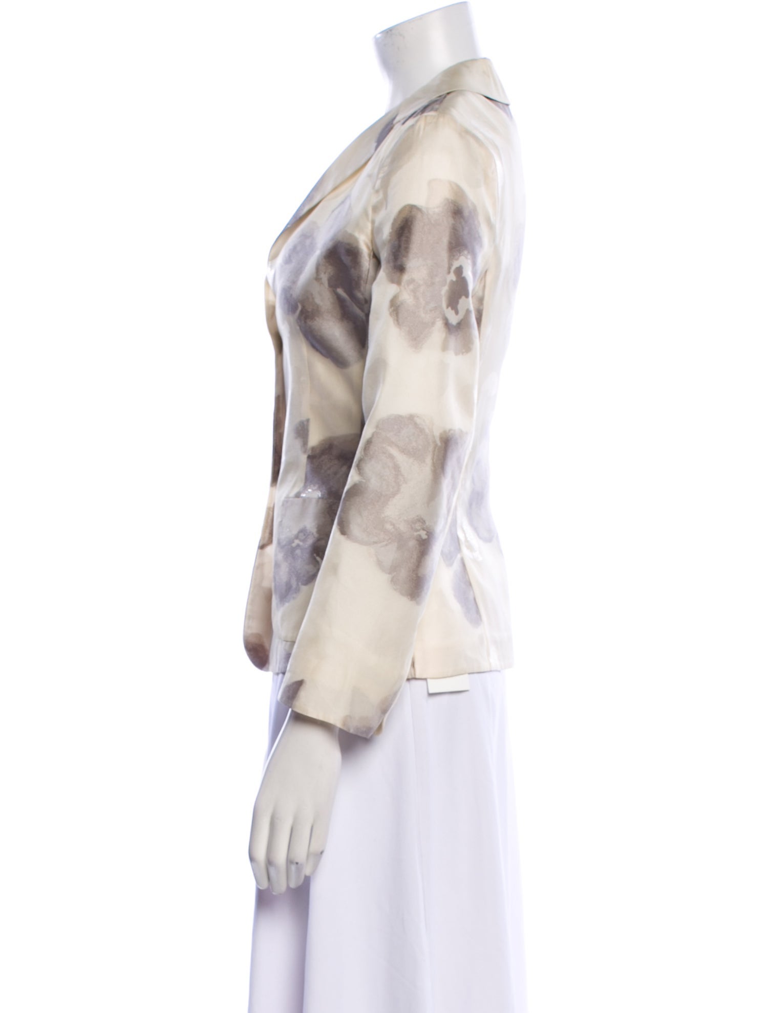 Rena Lange Floral Print Blazer