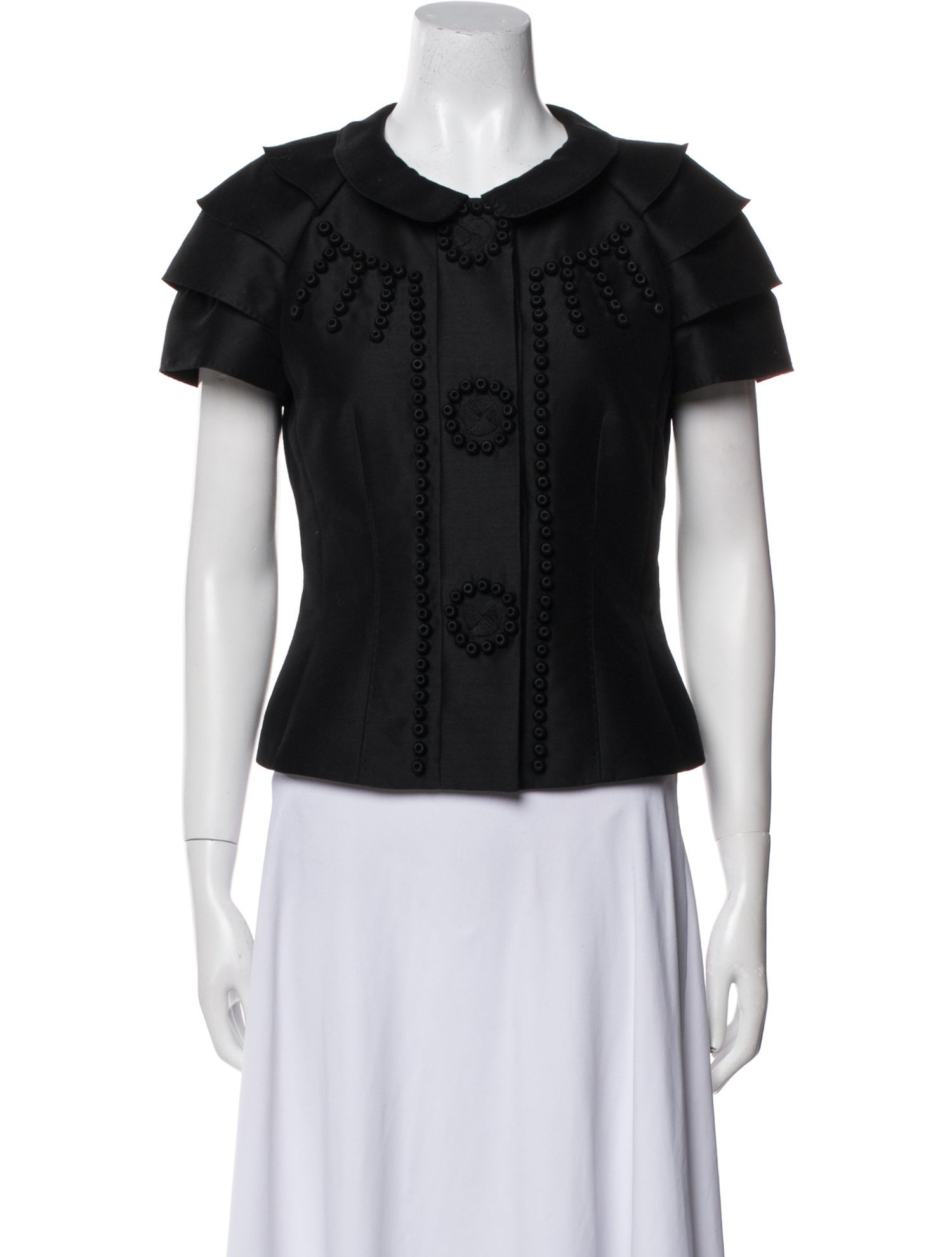 Rena Lange Virgin Wool Evening Jacket