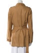 Rena Lange Goat Leather Trench Coat