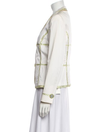 Rena Lange Plaid Print Blazer