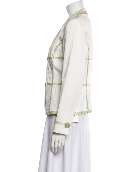 Rena Lange Plaid Print Blazer