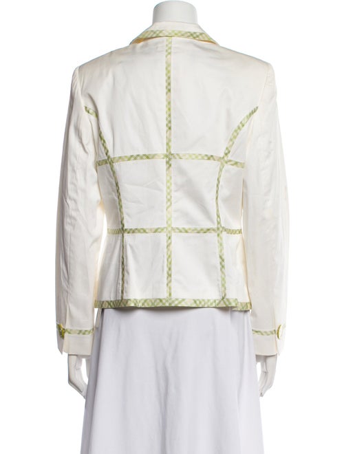 Rena Lange Plaid Print Blazer