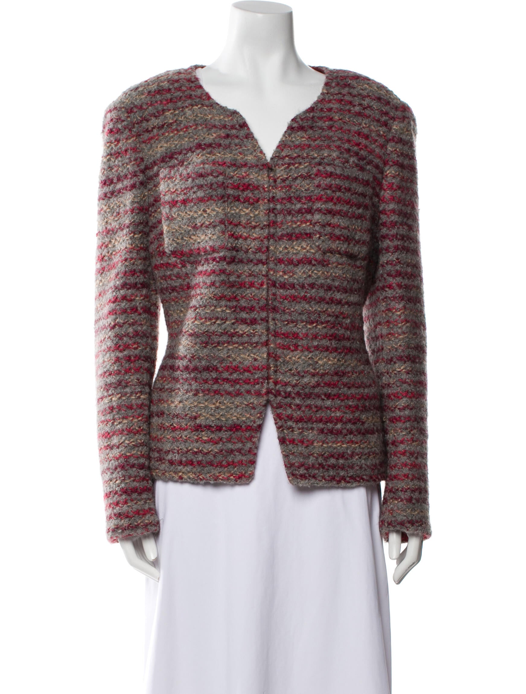 Rena Lange Tweed Pattern Jacket