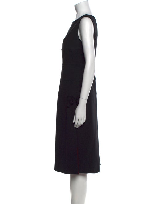 Rena Lange Virgin Wool Midi Length Dress