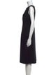 Rena Lange Virgin Wool Midi Length Dress