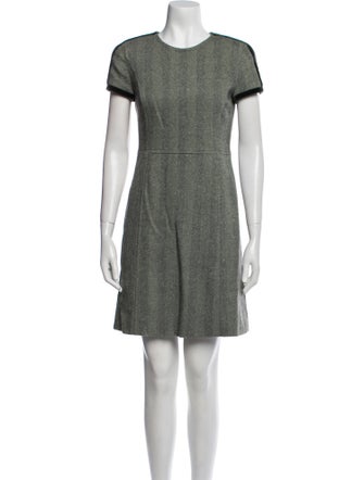 Rena Lange Wool Striped Dress Set