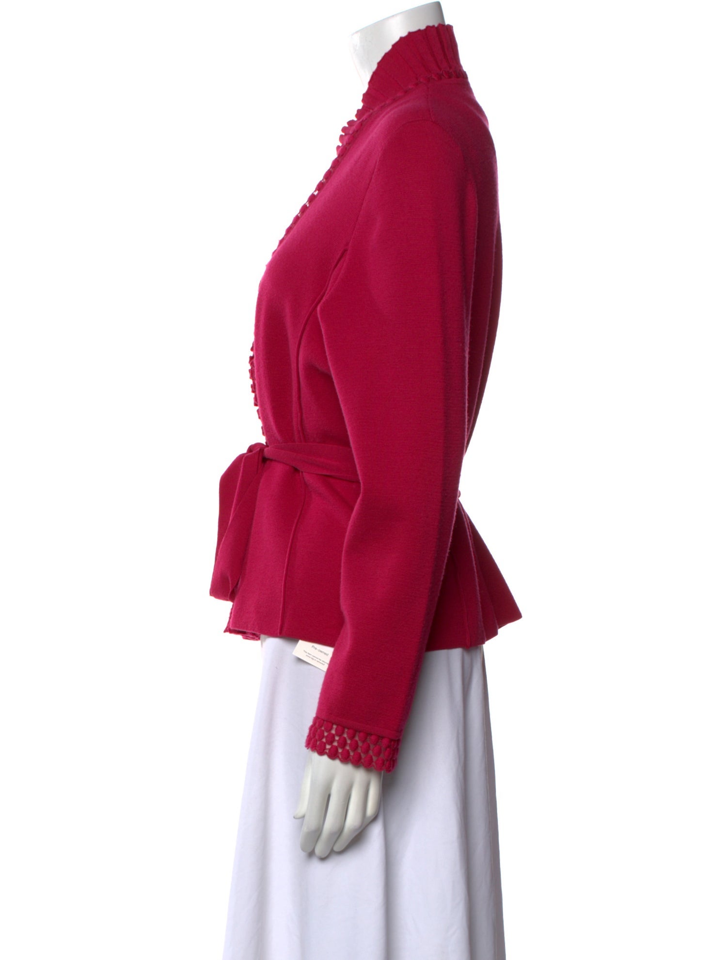 Rena Lange Virgin Wool V-Neck Sweater