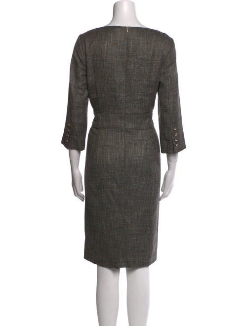 Rena Lange Virgin Wool Knee-Length Dress