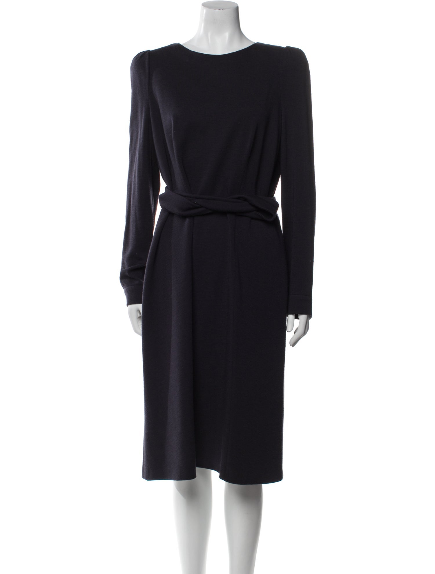 Rena Lange Virgin Wool Midi Length Dress