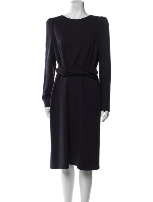 Rena Lange Virgin Wool Midi Length Dress