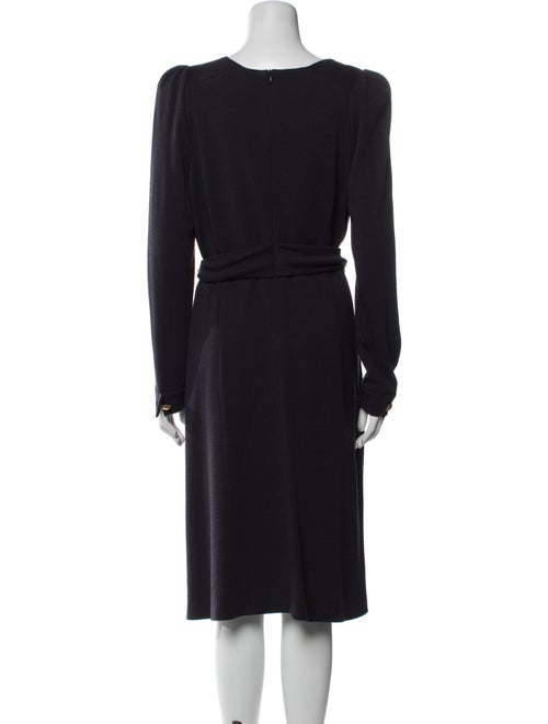 Rena Lange Virgin Wool Midi Length Dress