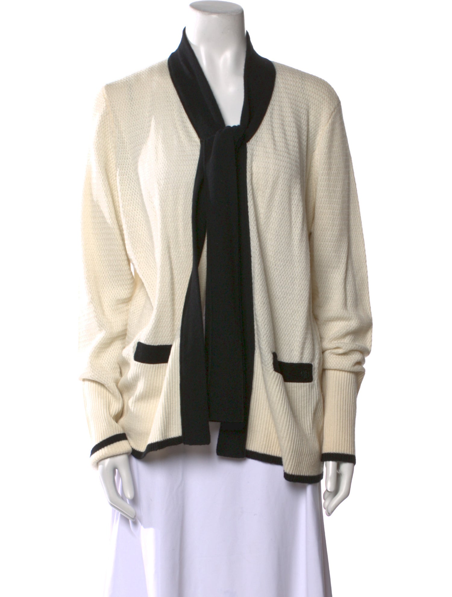 Rena Lange Cashmere Colorblock Pattern Sweater w/ Tags